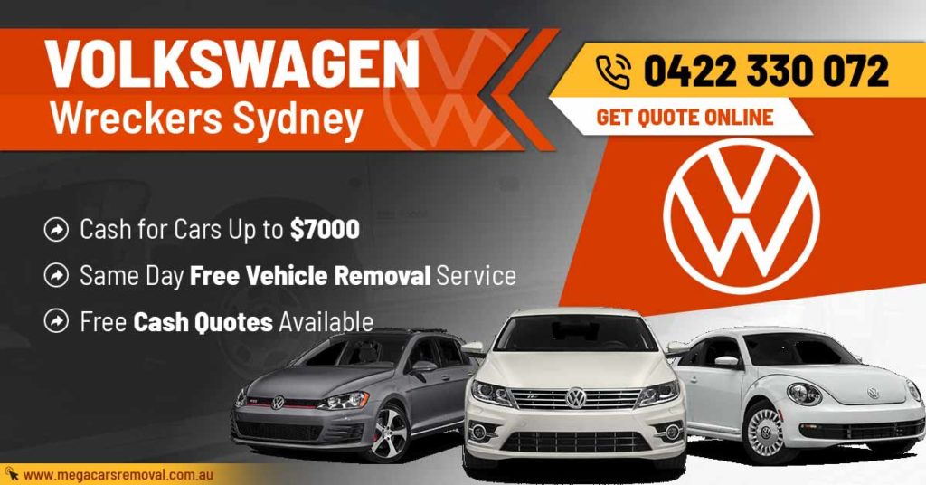 VW Wreckers, Dismantlers, Parts in Sydney Mega Cars Removal